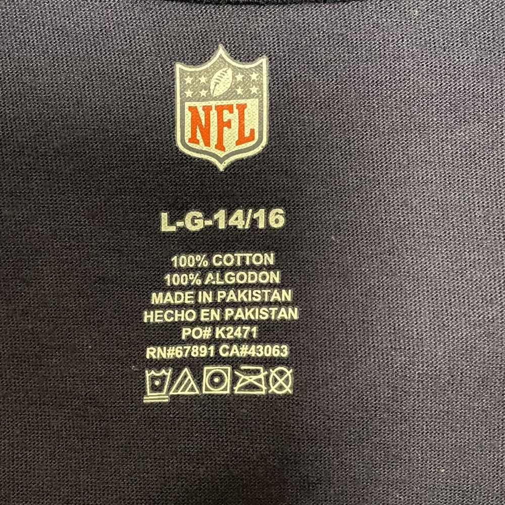 NFL New England Patriots Cotton T Shirt NWT Youth - Picture 4 of 6